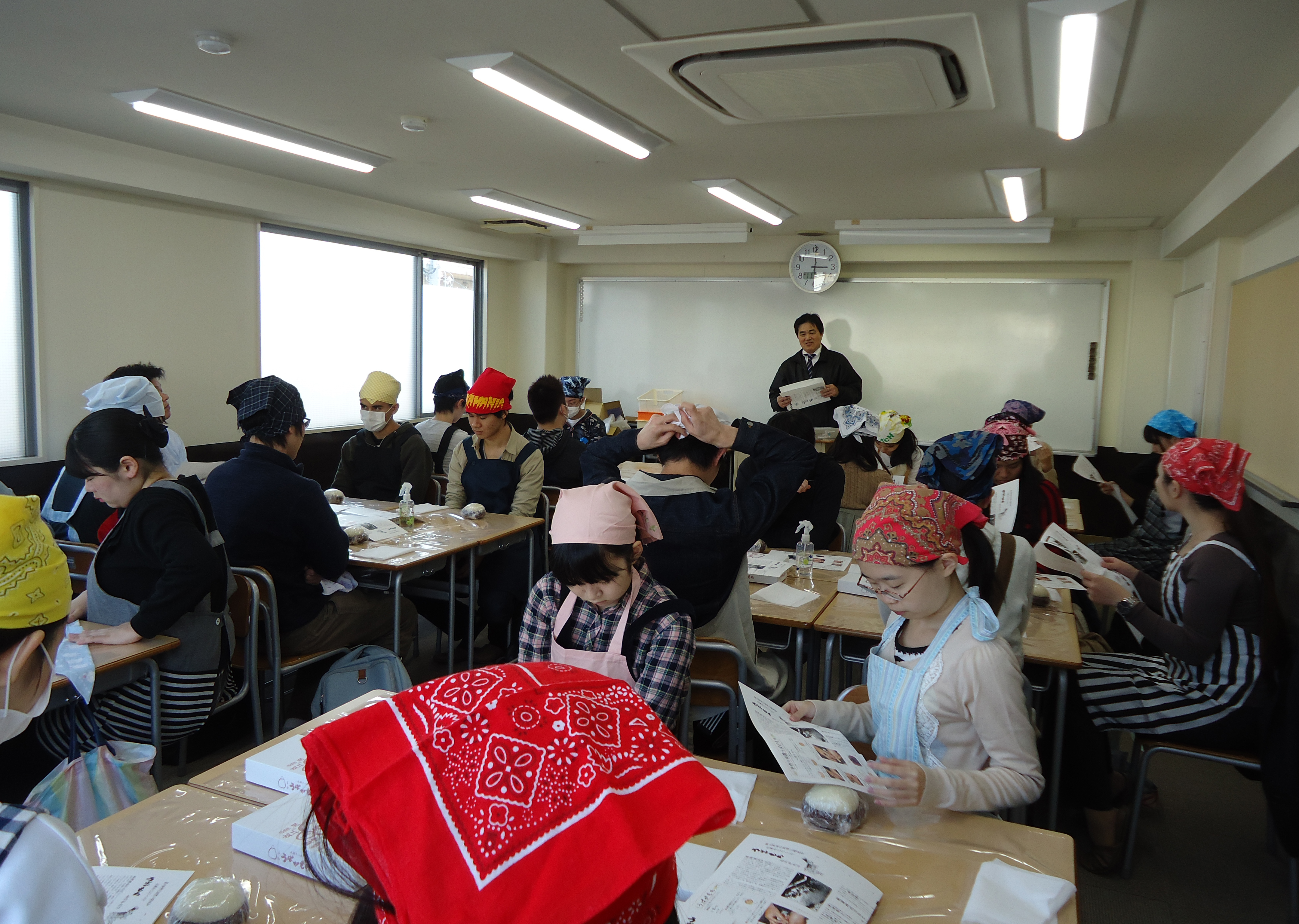 校外学習(うばがもち手作り体験)